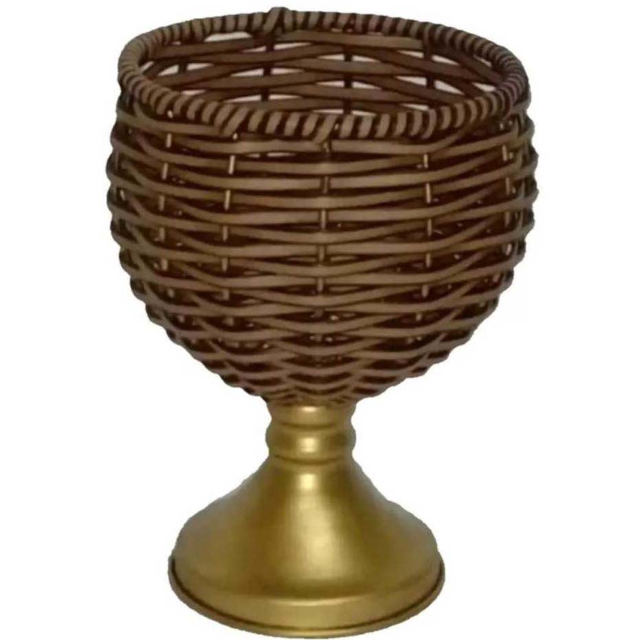 Vaso de mesa tipo Taça junco copo junco em Oferta na Shopee