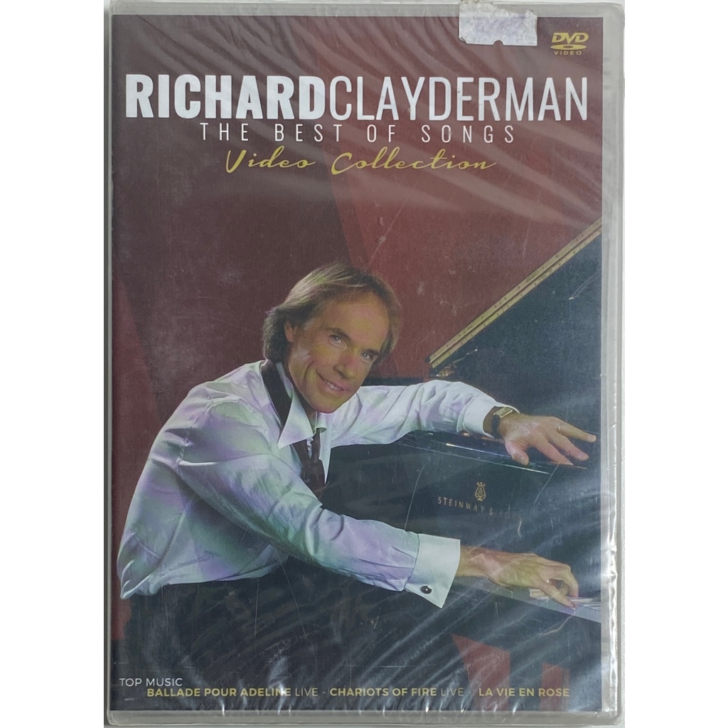 Richard Clayderman - The Best of Songs Video Collection - DVD Lacrado Original