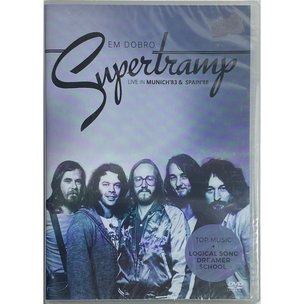 Supertramp - Em Dobro: Live In Munich 83 & Spain 88 - DVD Lacrado Original
