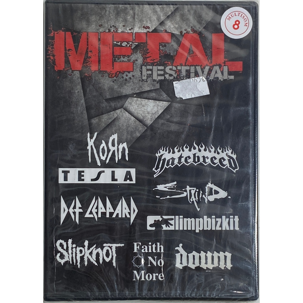 DVD - Metal Festival - Slipknot, Korn, Def Leppard e Muito Mais - Lacrado Original