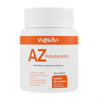 AZ Polivitamínico em Cápsulas - VIDNUTRI em Oferta na Shopee