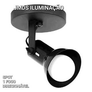 luminária de teto Pendente Spot corneta direcionável sobrepor para todo o ambiente da casa em Oferta na Shopee