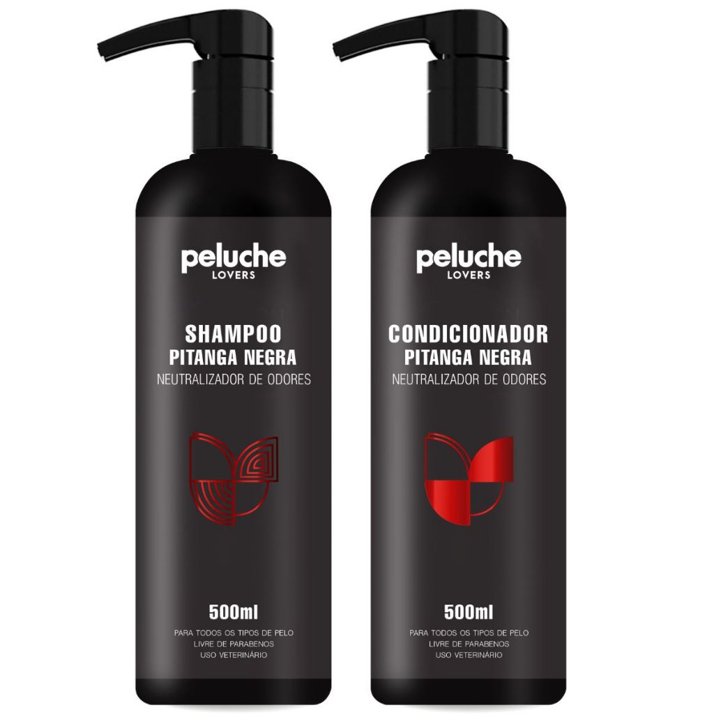 Shampoo Removedor de Odores para Cães e Gatos Pitanga Negra 500ml