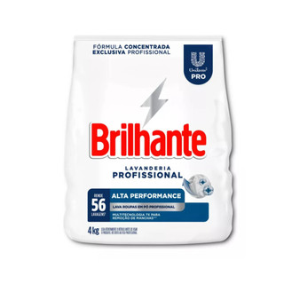 Sabão em Pó 4kg Alta Performante Brilhante Profissional em Oferta na Shopee