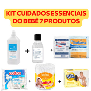 Cuidados Com Bebê Recém Nascido Kit Com 7 Produtos em Oferta na Shopee