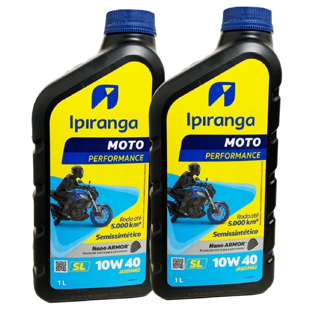 Óleo Ipiranga Semi Sintético 10w40 Moto Performance 2 Litros em Oferta na Shopee