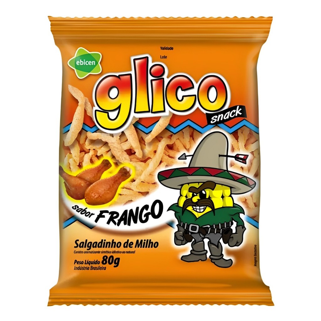 Salgadinho Snack Glico Assado Frango 40g - Ebicen Salgadinho Snack Glico Assado Frango 40g - Ebicen