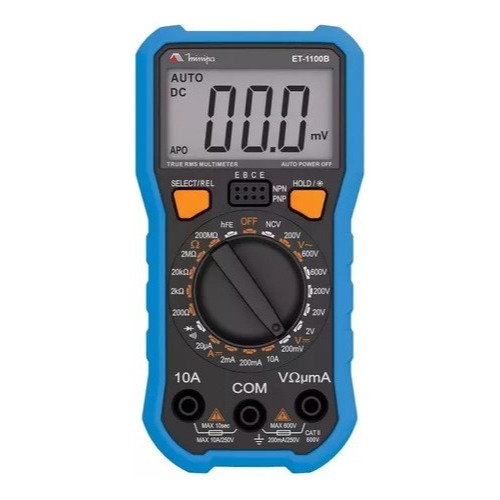 Minipa ET-1100B Multimetro Digital Portátil Profissional em Oferta na Shopee