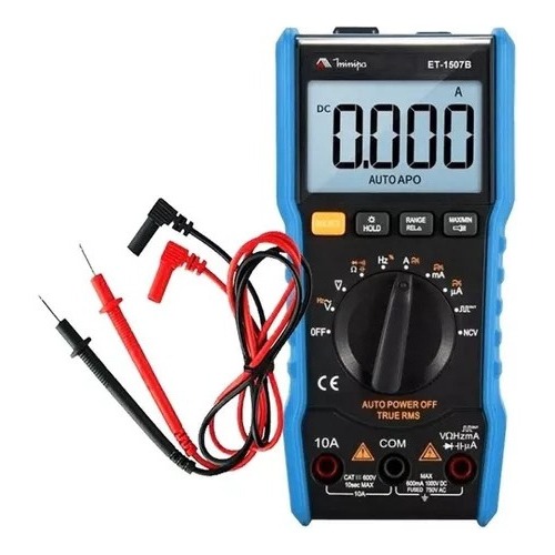 Multímetro Digital Minipa Et-1507b True Rms Auto Range Cat 3 em Oferta na Shopee