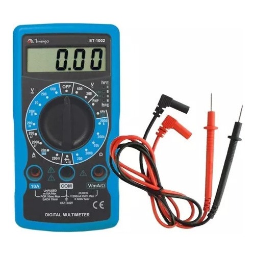 Multímetro Digital Minipa ET-1002 c/ Bip Sonoro E Teste De Leds em Oferta na Shopee
