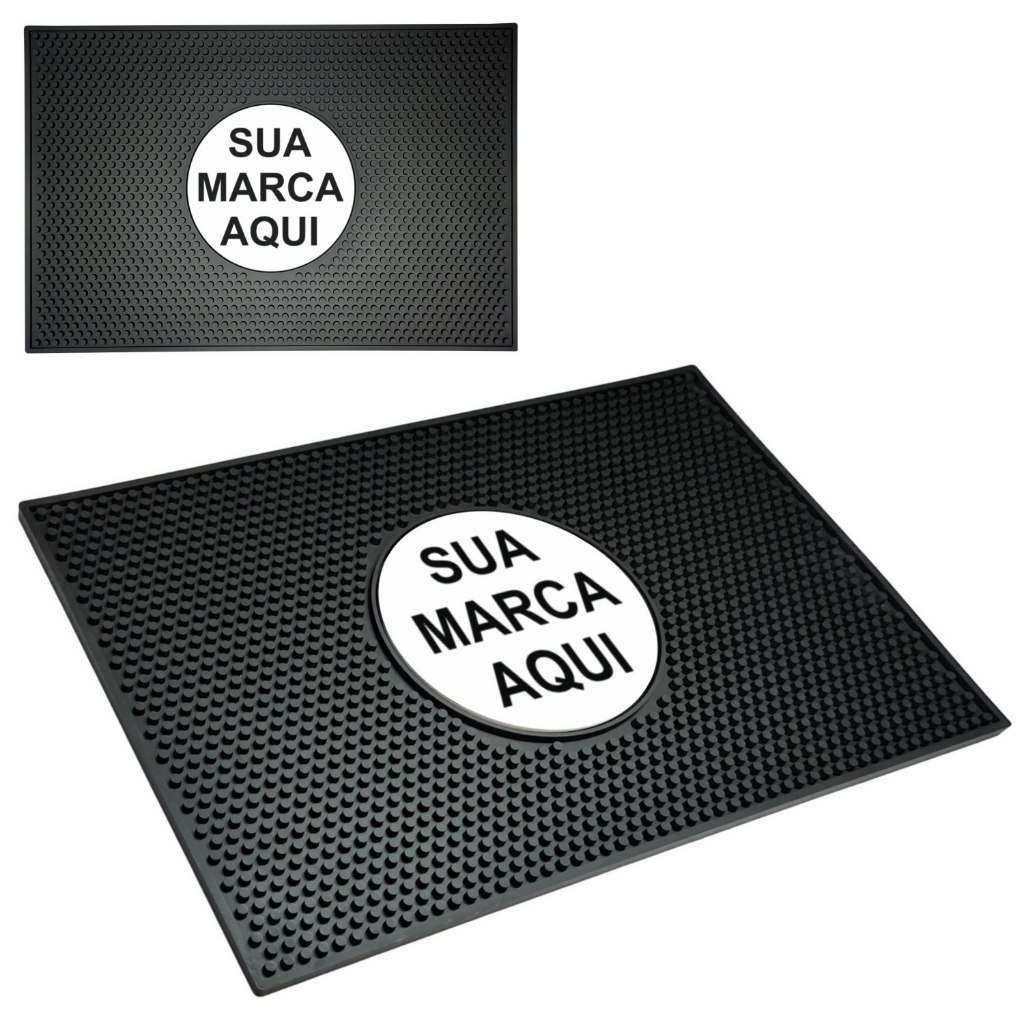 Bar Mat Personalizado 60x40cm Impresso Tapete Bar Emborrachado Apoio de Copos - Lootus