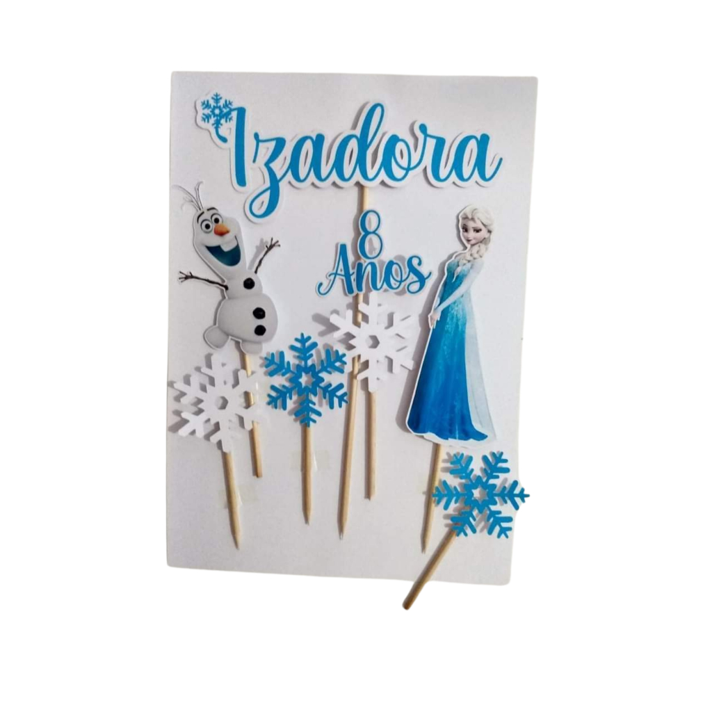 Topo de Bolo Frozen