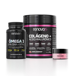 Colágeno Ácido Hialurônico + Ômega 3 EPA/DHA - Renova Be em Oferta na Shopee