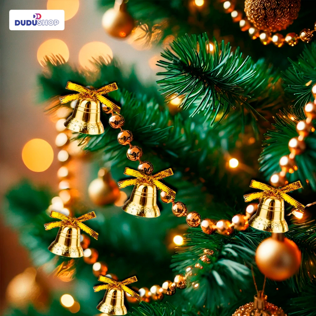 Cordões Decorativo Arvore de Natal Sino Decoração de Arvore Cordão Dourado Para Arvore de Natal 90cm em Oferta na Shopee