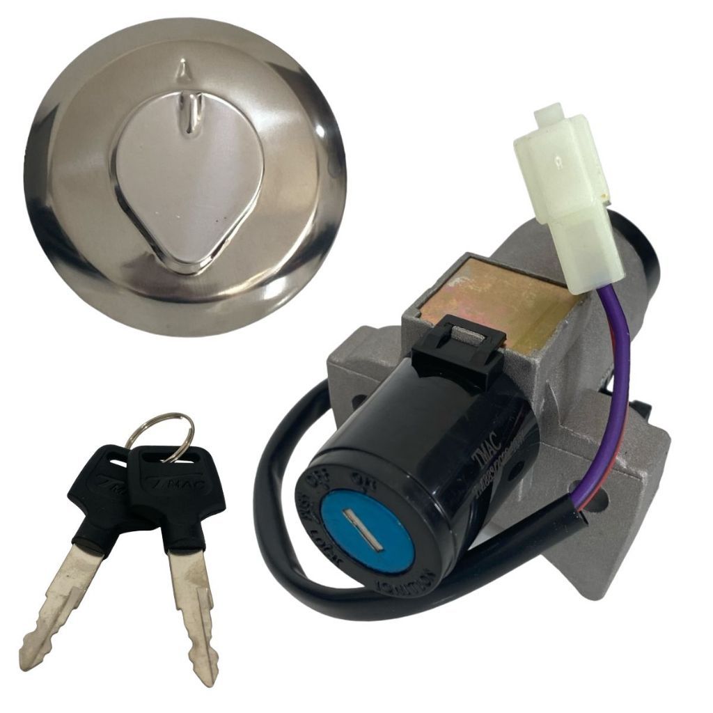 Kit Ignição Trava Contato Honda Cg 125 Fan Es/Ks 2014 Até 2015