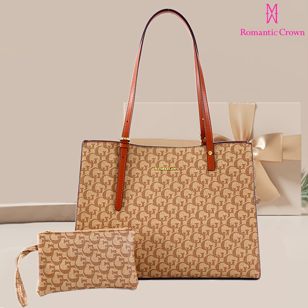 Bolsa de Ombro Feminina Tote Grande para Notebook Couro Impermeável Estilo Business Casual...