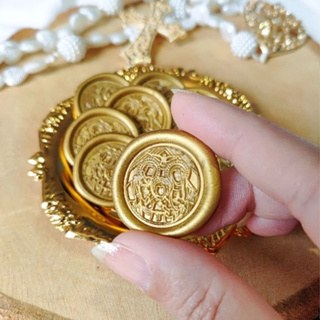 Lacre de cera Sagrada Família selo para convite ou decoração diversas cores em Oferta na Shopee