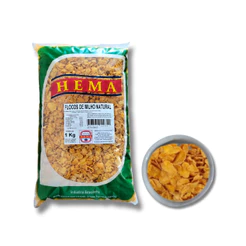 Flocos de Milho Natural (Sem Açucar) - Hema - 1 Kg