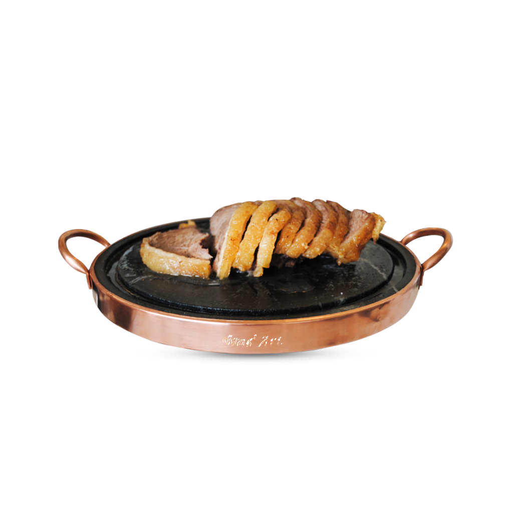 Grelha Chapa De Pedra Sabão 37 Centímetros De Diâmetro Ideal Para Assar Carnes Peixes Legumes em Oferta na Shopee