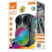 Caixa De Som Com Microfone Bluetooth Amplificada Portatil Potente Karaokê em Oferta na Shopee