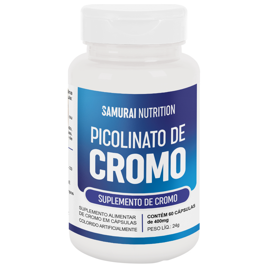 Picolinato de Cromo 60 Cápsulas - Samurai Nutrition