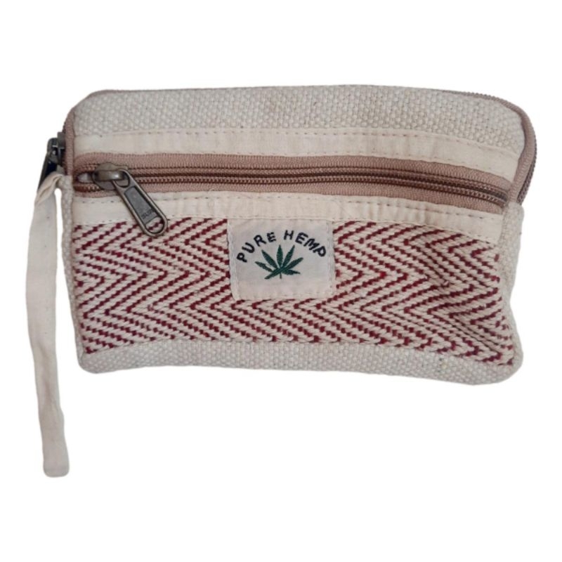 Carteira porta documento em cânhamo fibra natural hemp importados