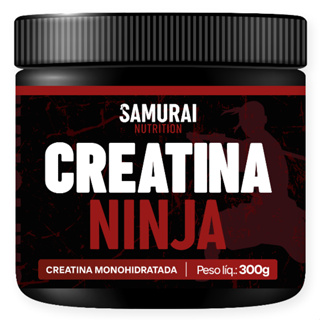 Creatina Monohidratada Linha Ninja - Samurai Nutrition em Oferta na Shopee