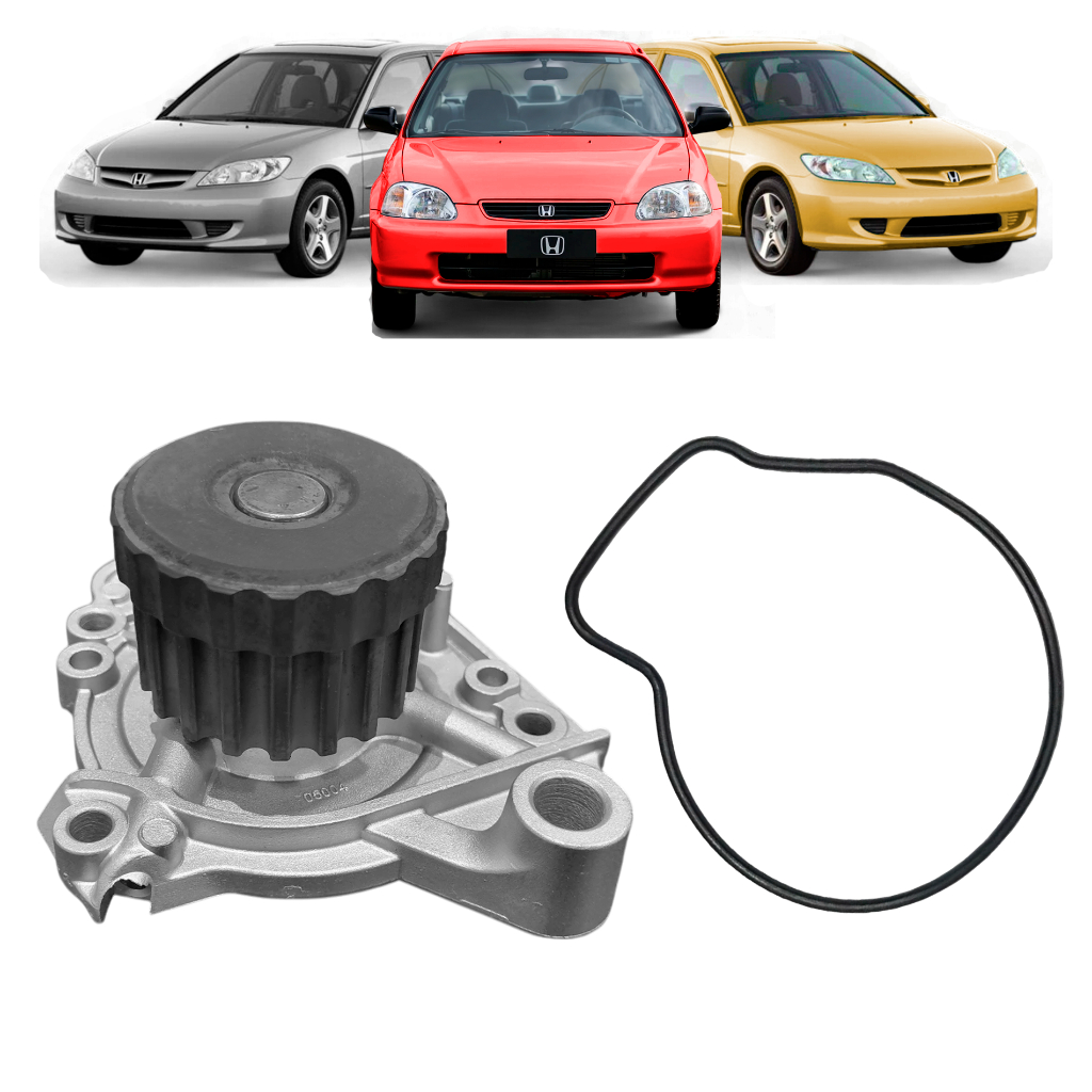 Bomba D'agua Honda Civic 1.7 Sohc / Vtec 2001 Até 2006