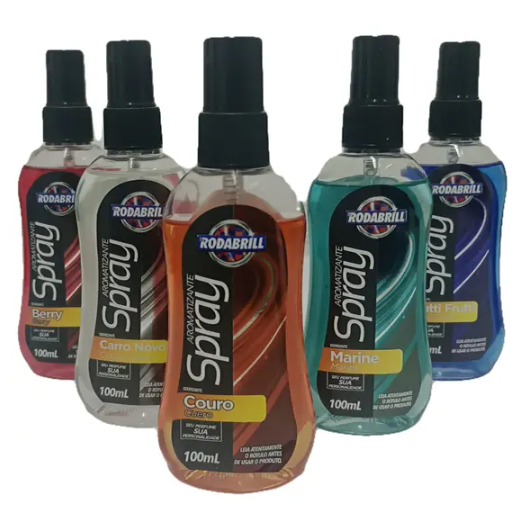 Aromatizante Spray para Carro Odorizante Veicular 100ml Rodabril em Oferta na Shopee