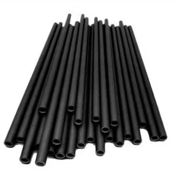 Canudo Preto De Plástico Rigido 20cm Biodegradável Para Drinks 50 Unid. em Oferta na Shopee