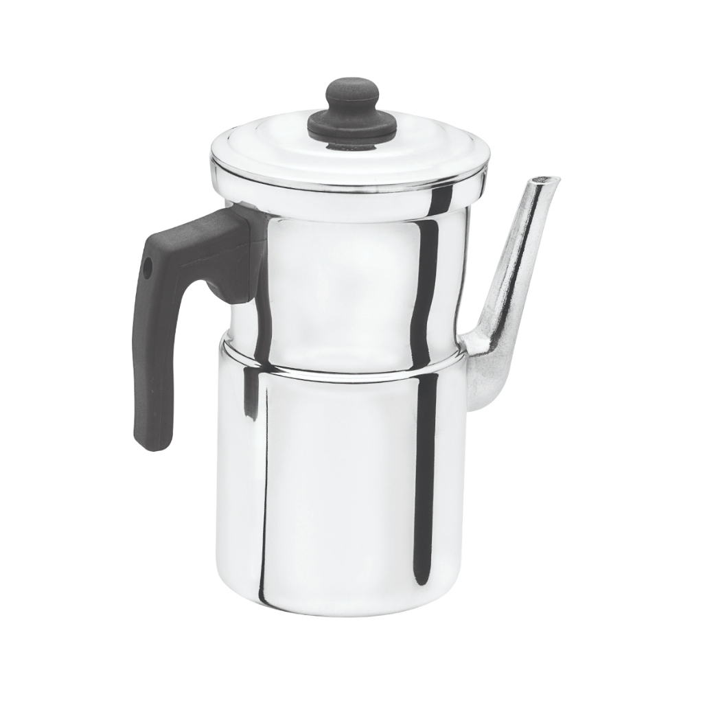 Cafeteira Polida C/coador 2,0 Litros Alumínio Fort-lar 2- FA