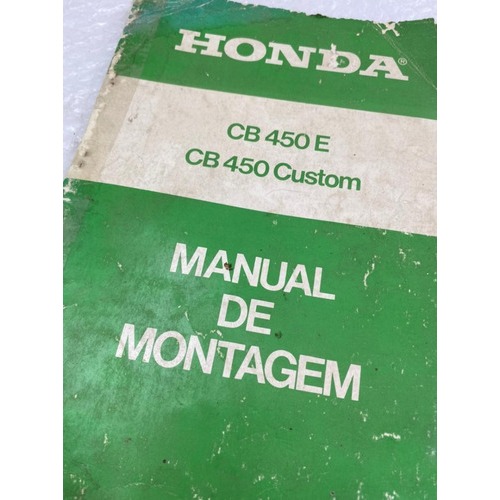 Cb 450 83 Manual Montagem Honda Original (Usado)