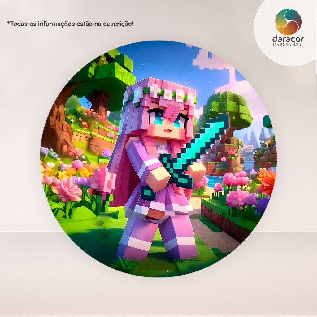 Painel Minecraft C/Elástico - R04