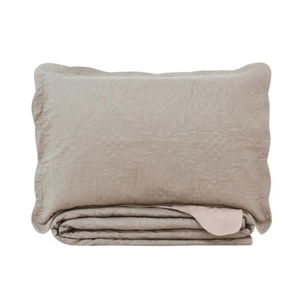 Kit Colcha King Jolitex Dupla Face Matelada Relevo Ultrasonic