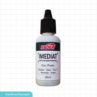 Tinta de Carimbo Secagem Rápida - Para Plástico, Isopor, Alumínio, Vidro, Ferro, Sacola Plástica em Oferta na Shopee