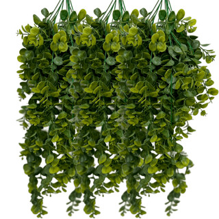Pendentes Eucalipto Jardim Vertical Folhagem Toque Realista