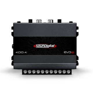 Módulo Amplificador Soundigital Sd400.4 Evo6 2 Ohms 4 Canais Bridge 4 Ohms 400w Rms Potencia SD400 em Oferta na Shopee