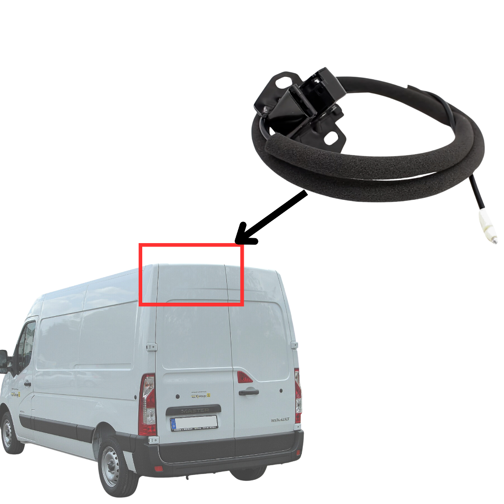 Fechadura Superior Porta Traseira Esquerda Renault Master Terceira Geração 2014 até 2023