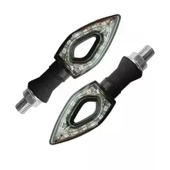 Par Pisca Seta Esportiva Moto Led Vazado Flecha