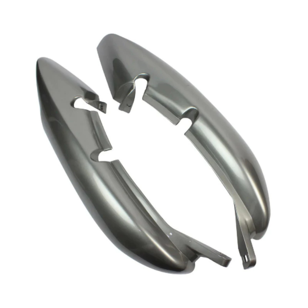 Carenagem Rabeta Completa Titan Cg 125 2000 até 2003 Prata Com Brilho Envernizado