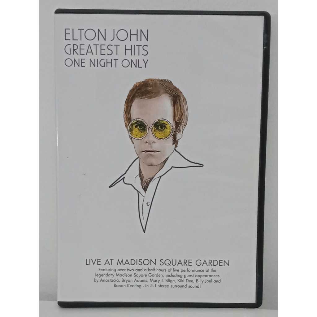 DVD Elton John - Greatest Hits - One Night Only Live