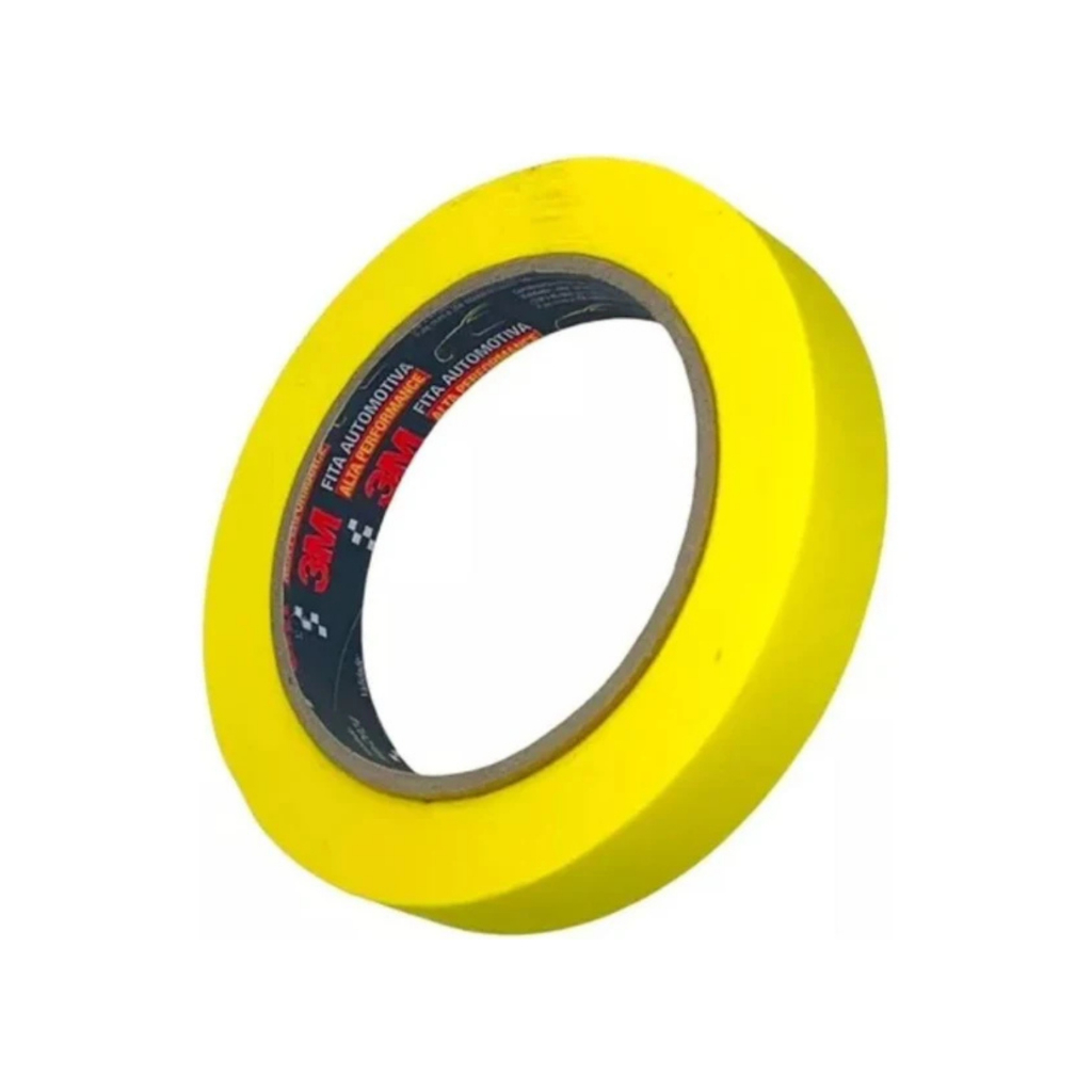 Fita Automotiva Alta Performance 18mm X 40m Amarela 3M