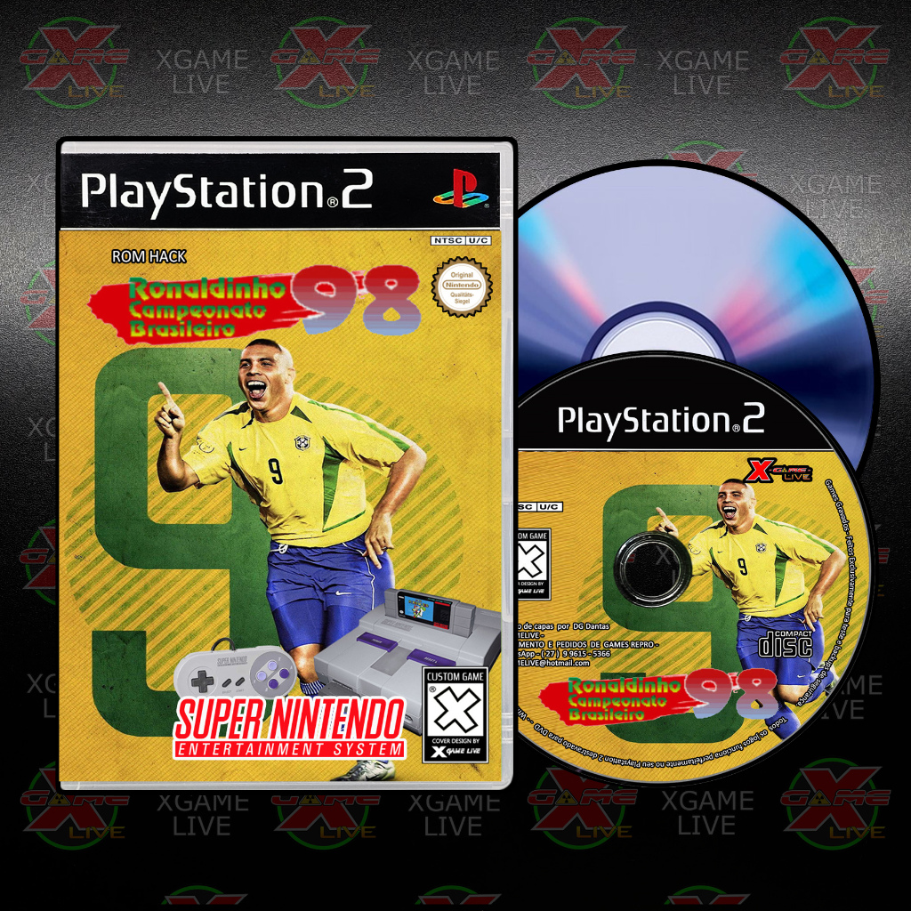 RONALDINHO 98 SNES - ROM Hack - PS2 / Play 2 Repro Patch By XGAMELIVE