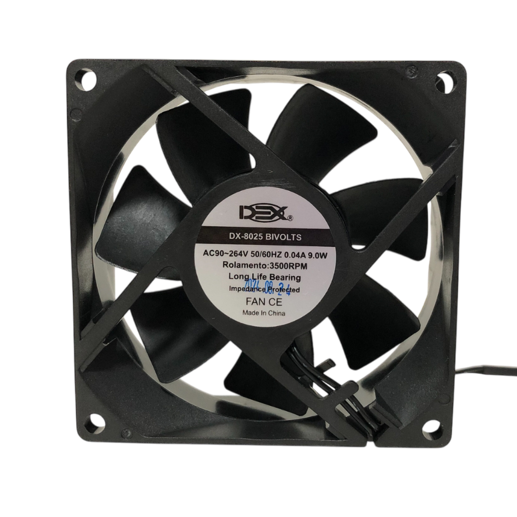 Ventilador Cooler Ventoinha Bronze 80x80x25mm 110v 220v bivolt