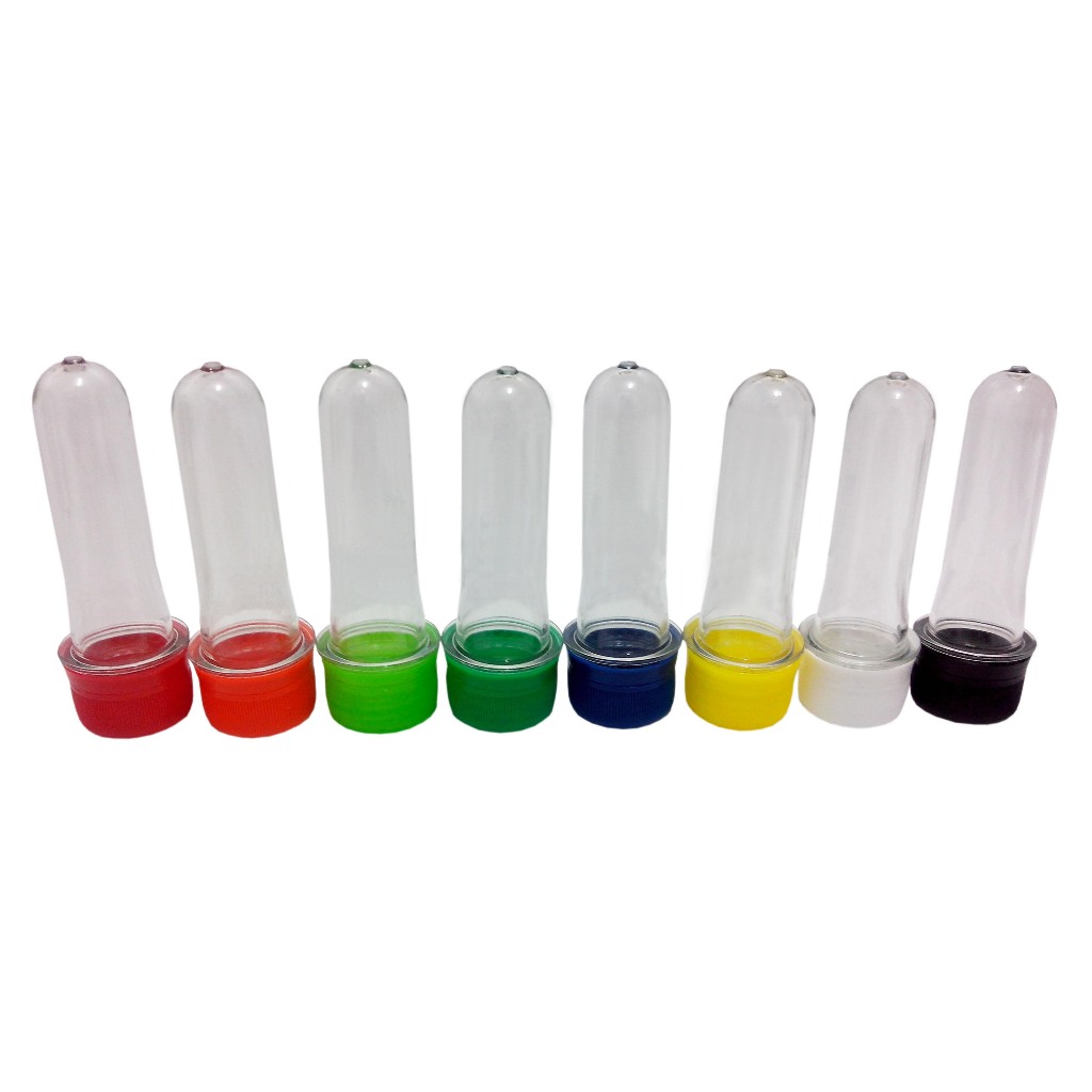 15 Preforma Cristal 27ml Pet 22g Tubete 10cm T Rosca Lacre