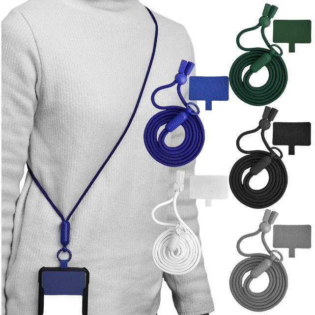 Cordão De Pescoço Modelo Novo Lançamento 2025 Macio Cores Esdrúxulas Modelo Universal Celular Nylon