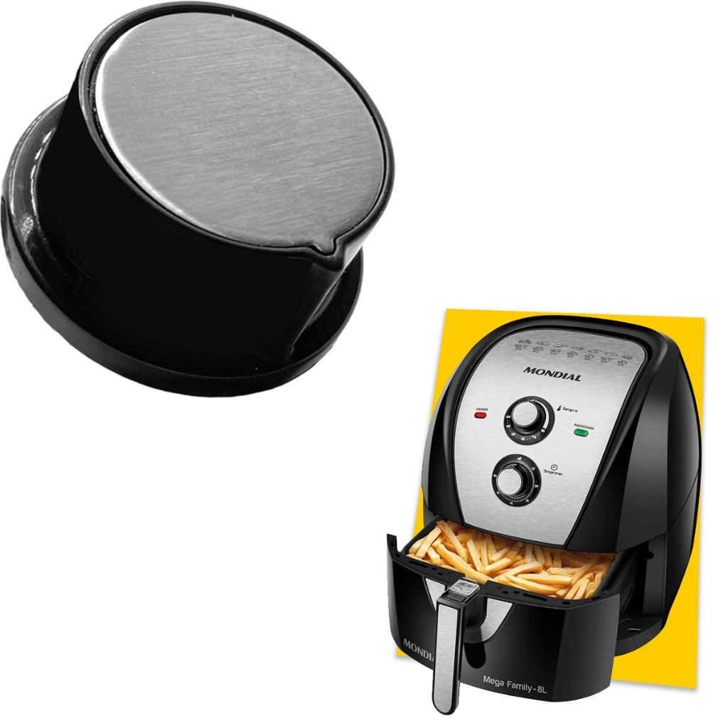 Botão Preto Timer/Temper Afn-80-bi 100% Original em Oferta na Shopee