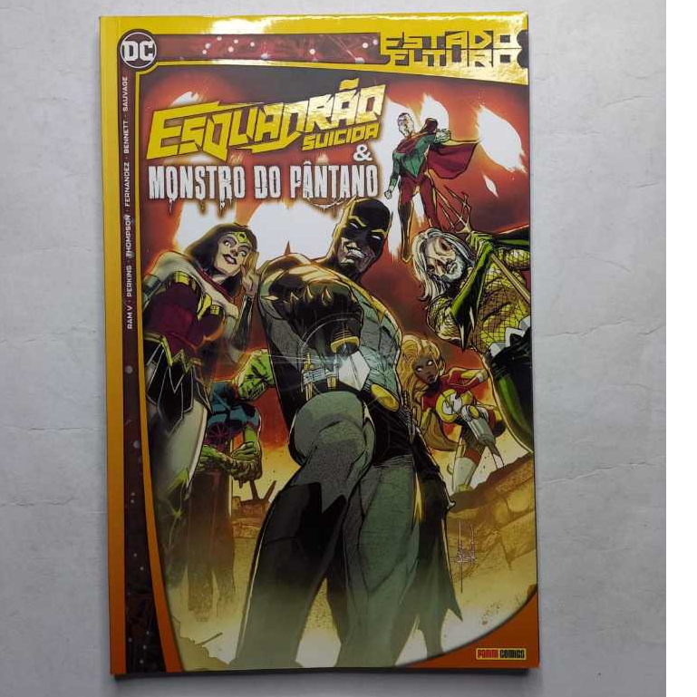 Esquadrao Suicida & Monstro do Pantano Estado Futuro 1 Editora Panini 2021 Excelente Capa Cartonada