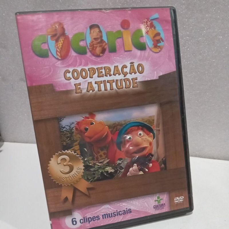 DVD COCORICÓ -COOPERAÇÃO E ATITUDE 6 CLIPES MUSICAIS