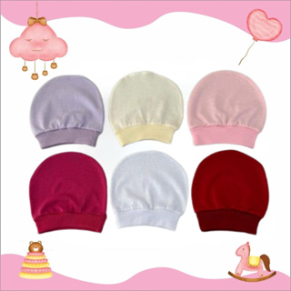 Kit 6 Pares de Toucas para Bebê Recém Nascido Malha Hipoalergênico 100% Algodão. em Oferta na Shopee